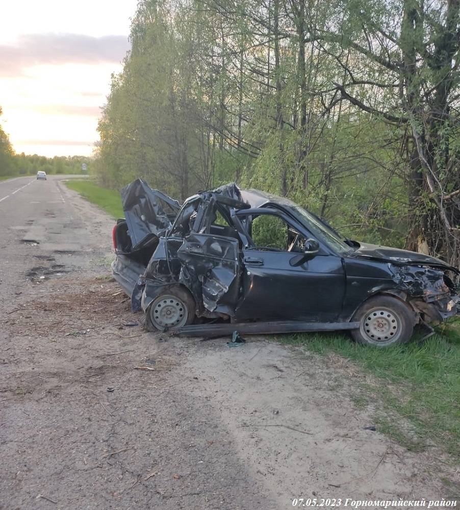 Волжская ПРАВДА - В Горномарийском районе (Марий Эл) в результате ДТП  пострадали 22-летние водитель и пассажир 