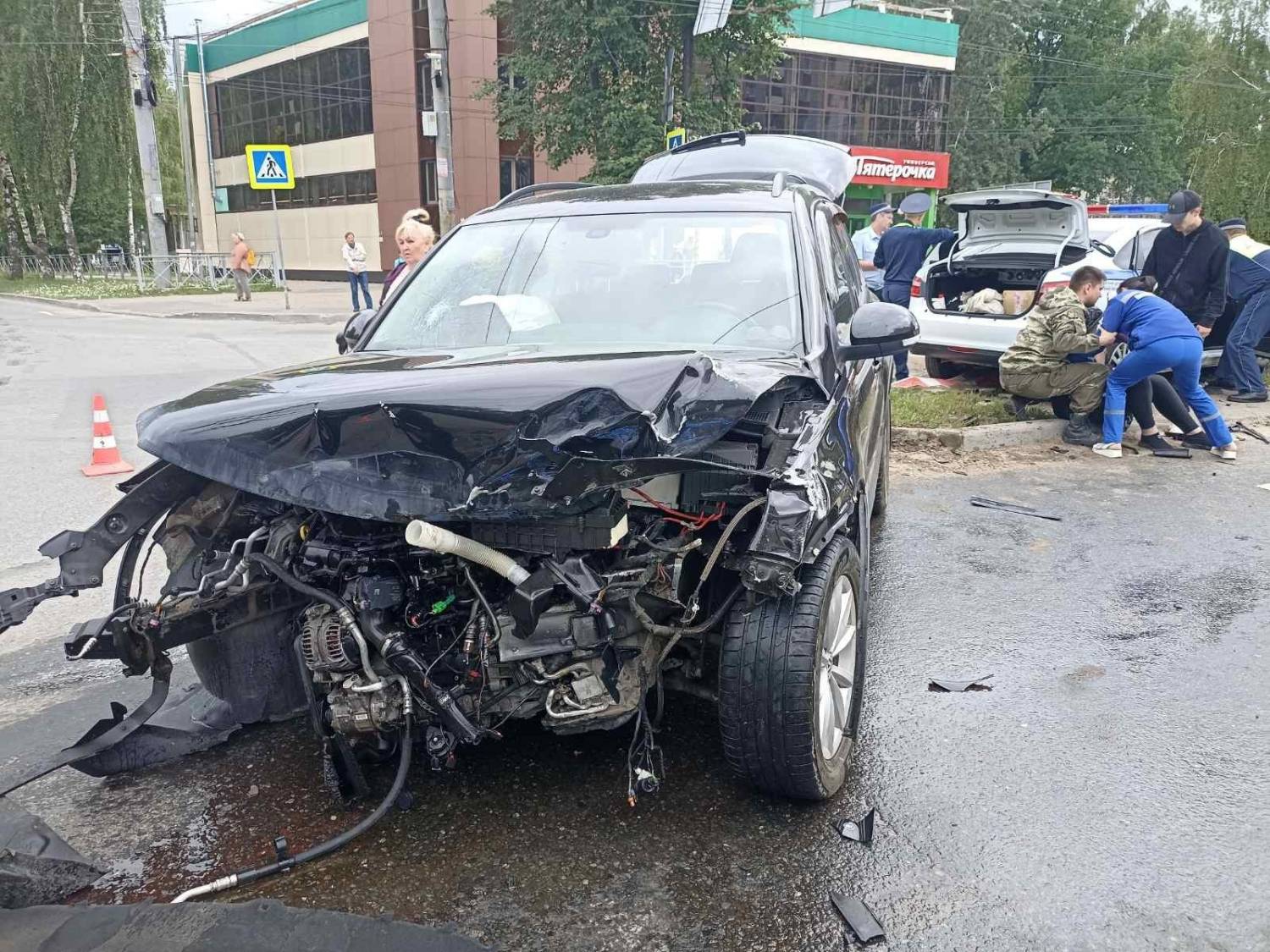 Волжская ПРАВДА - В Йошкар-Оле произошло ДТП с участие патрульного  автомобиля ДПС